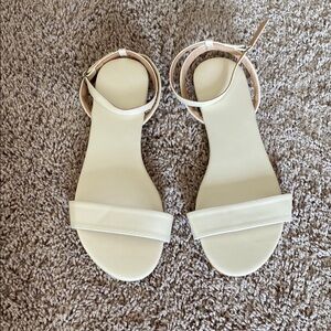 Elegant Bridal Cream Sandals